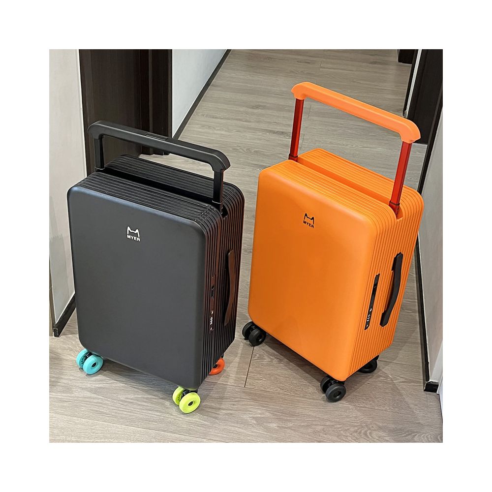 MYER Luggage 20 inch Boarding Case 24 inch Travel Case with Bearing Shock Absorber Skating Wheel Mid Center Wide Pull Rod Box image 3