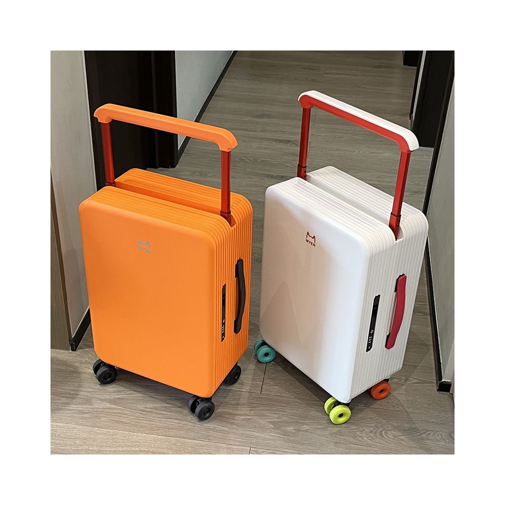 MYER Luggage 20 inch Boarding Case 24 inch Travel Case with Bearing Shock Absorber Skating Wheel Mid Center Wide Pull Rod Box image 4