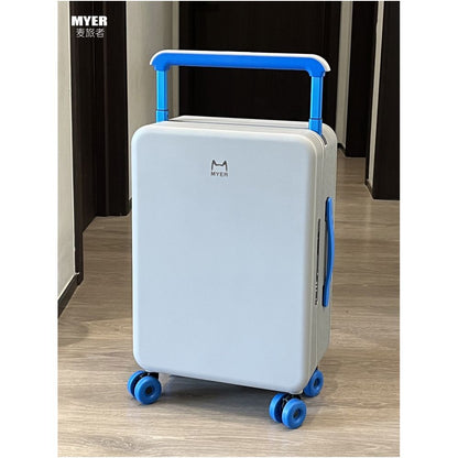 MYER Luggage 20 inch Boarding Case 24 inch Travel Case with Bearing Shock Absorber Skating Wheel Mid Center Wide Pull Rod Box