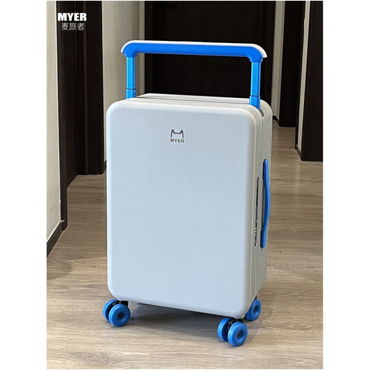 MYER Luggage 20 inch Boarding Case 24 inch Travel Case with Bearing Shock Absorber Skating Wheel Mid Center Wide Pull Rod Box