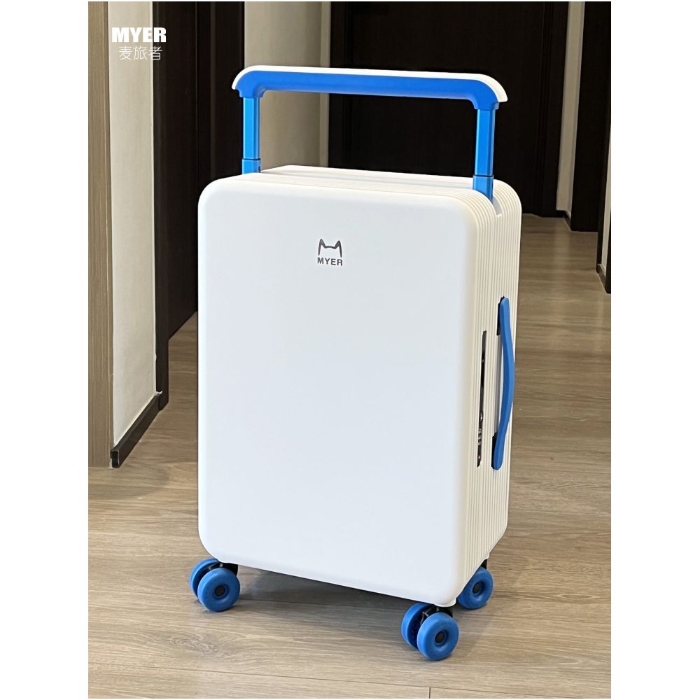 MYER Luggage 20 inch Boarding Case 24 inch Travel Case with Bearing Shock Absorber Skating Wheel Mid Center Wide Pull Rod Box