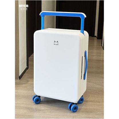 MYER Luggage 20 inch Boarding Case 24 inch Travel Case with Bearing Shock Absorber Skating Wheel Mid Center Wide Pull Rod Box