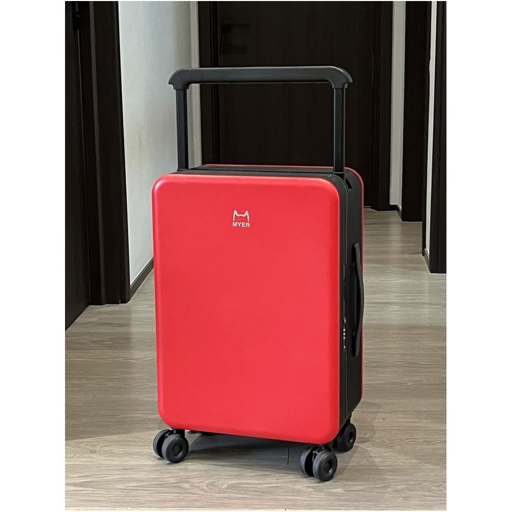 MYER Luggage 20 inch Boarding Case 24 inch Travel Case with Bearing Shock Absorber Skating Wheel Mid Center Wide Pull Rod Box