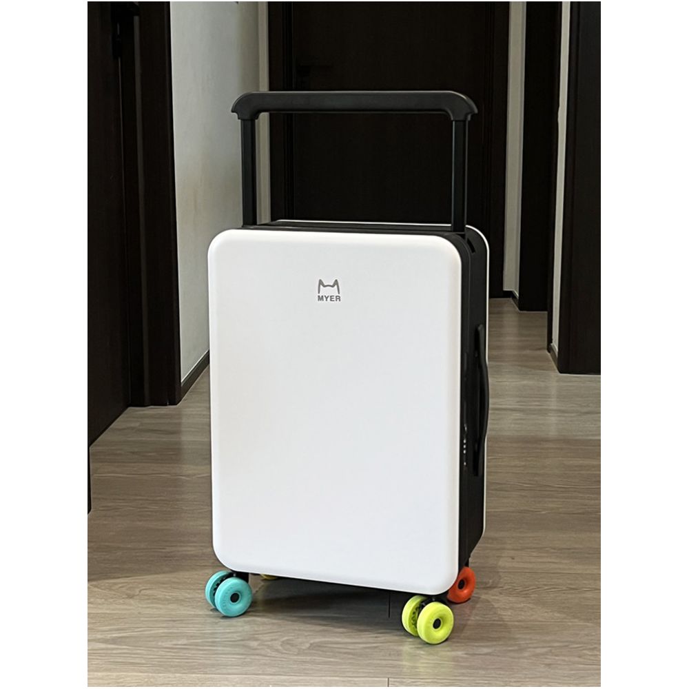MYER Luggage 20 inch Boarding Case 24 inch Travel Case with Bearing Shock Absorber Skating Wheel Mid Center Wide Pull Rod Box