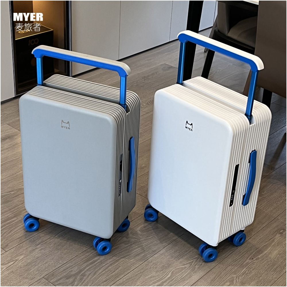 High appearance and wide luggage 20 inch suitcase for women s ice skating silent wheel travel case 24 inch suitcase for male students sturdy and drop resistant image 3