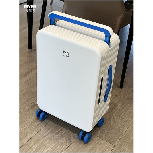 High appearance and wide luggage 20 inch suitcase for women s ice skating silent wheel travel case 24 inch suitcase for male students sturdy and drop resistant