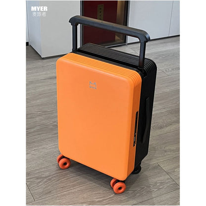 High appearance and wide luggage 20 inch suitcase for women s ice skating silent wheel travel case 24 inch suitcase for male students sturdy and drop resistant