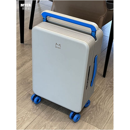 High appearance and wide luggage 20 inch suitcase for women s ice skating silent wheel travel case 24 inch suitcase for male students sturdy and drop resistant