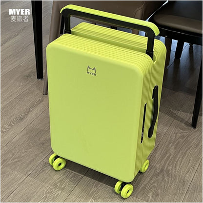 MYER High end Luggage Female 20 inch 2025 New High Beauty Dopamine Color Wide Trolley Case Student Travel Case image 0