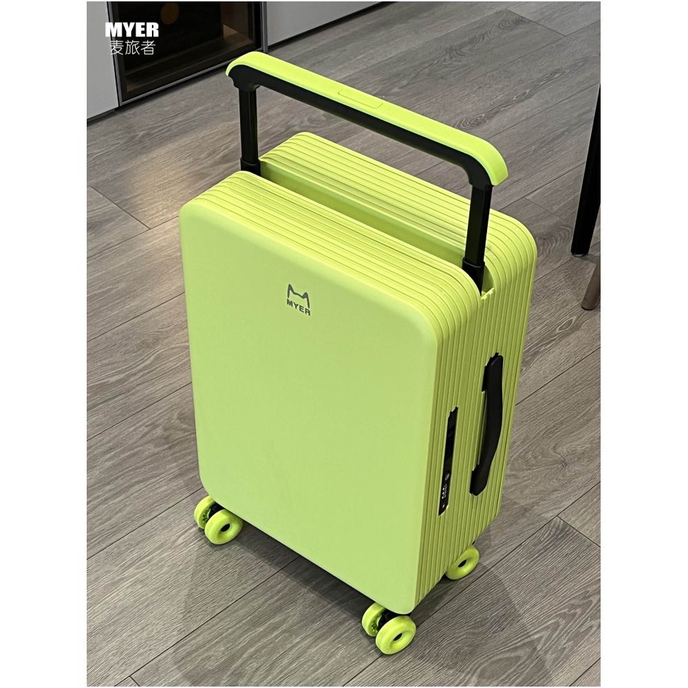 MYER High end Luggage Female 20 inch 2025 New High Beauty Dopamine Color Wide Trolley Case Student Travel Case