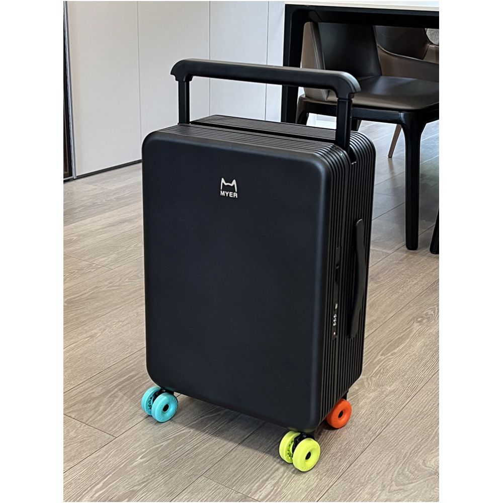 MYER High end Luggage Female 20 inch 2025 New High Beauty Dopamine Color Wide Trolley Case Student Travel Case