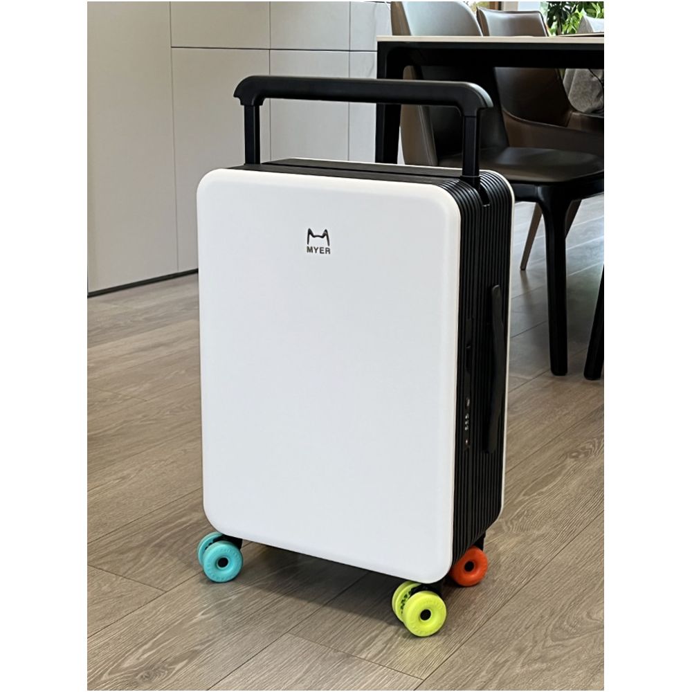 MYER High end Luggage Female 20 inch 2025 New High Beauty Dopamine Color Wide Trolley Case Student Travel Case
