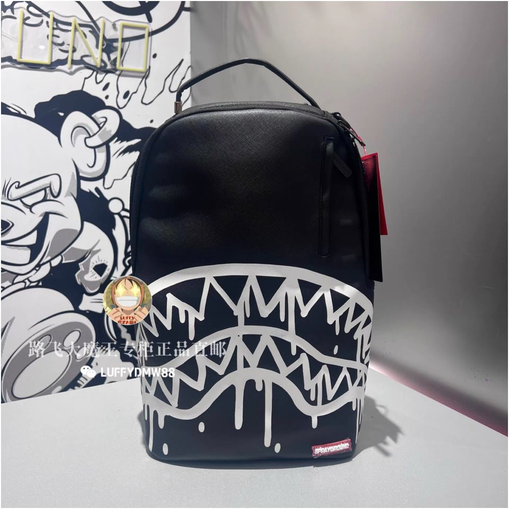 SprayGround transparent backpack unisex British style backpack SG counter genuine backpack