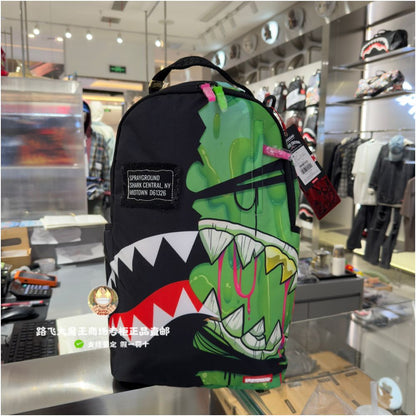 SprayGround counter genuine new 25 shark mouth backpack for male and female students SG transparent bag