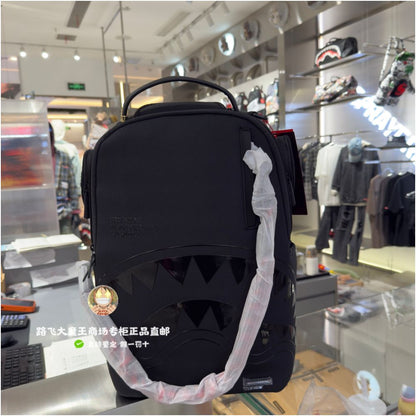 SprayGround counter genuine new 25 shark mouth backpack for male and female students SG transparent bag
