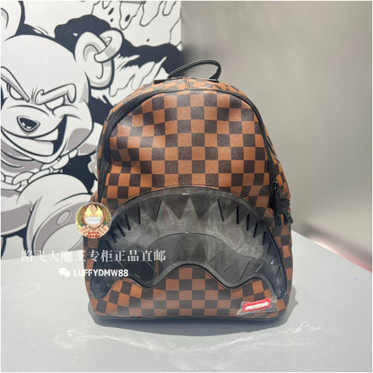 Authentic Special Offer SprayGround Counter Authentic Shark Mouth W1045713 Backpack Small Backpack
