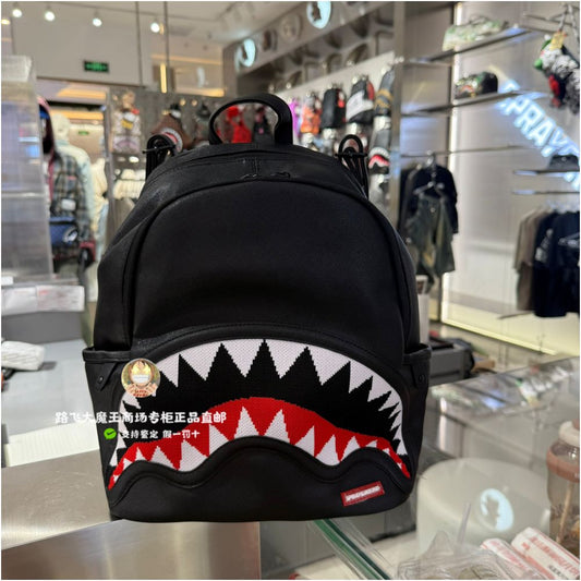Authentic Special Offer SprayGround Counter Authentic Shark Mouth W1045713 Backpack Small Backpack