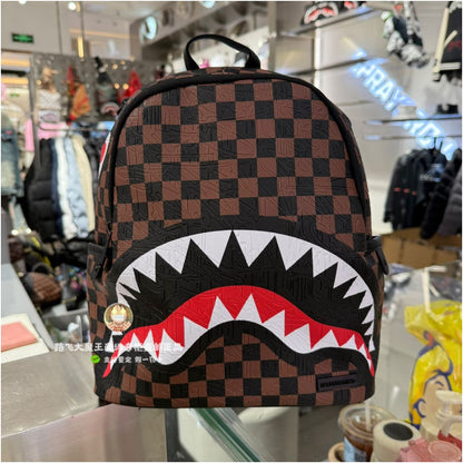 Authentic Special Offer SprayGround Counter Authentic Shark Mouth W1045713 Backpack Small Backpack
