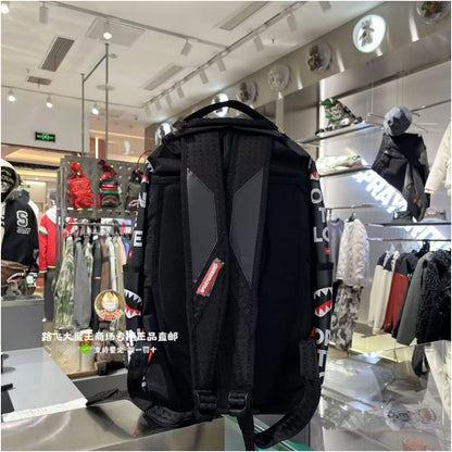 SprayGround Transparent Backpack SG W1015702 British Style Lightweight Waterproof Large Capacity Includes 16 inch Computer Insert Bag image 2