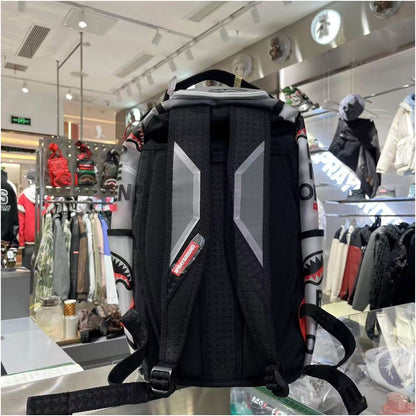 SprayGround Transparent Backpack SG W1015702 British Style Lightweight Waterproof Large Capacity Includes 16 inch Computer Insert Bag image 5