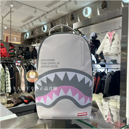 SprayGround Transparent Backpack SG W1015702 British Style Lightweight Waterproof Large Capacity Includes 16 inch Computer Insert Bag