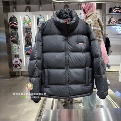 SprayGround Shark Mouth Counter Authentic 25 New W1141304 Men s and Women s Lightweight Goose Down Jacket