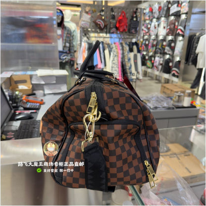 SprayGround counter genuine SG Shark Mouth W1135512 large handheld fitness bag transparent travel bag image 2