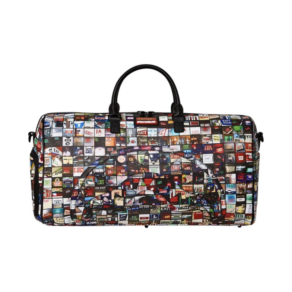 SprayGround counter genuine SG Shark Mouth W1135512 large handheld fitness bag transparent travel bag
