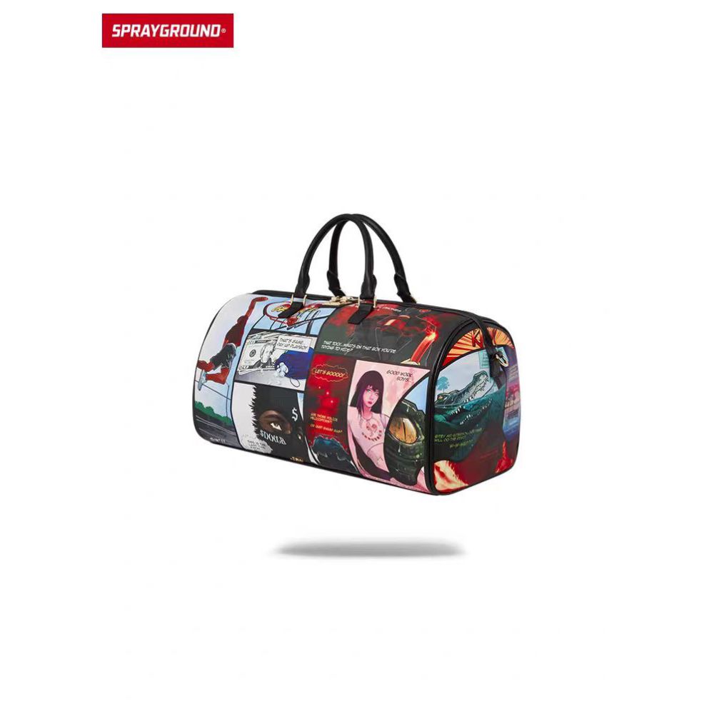 SprayGround counter genuine SG Shark Mouth W1135512 large handheld fitness bag transparent travel bag