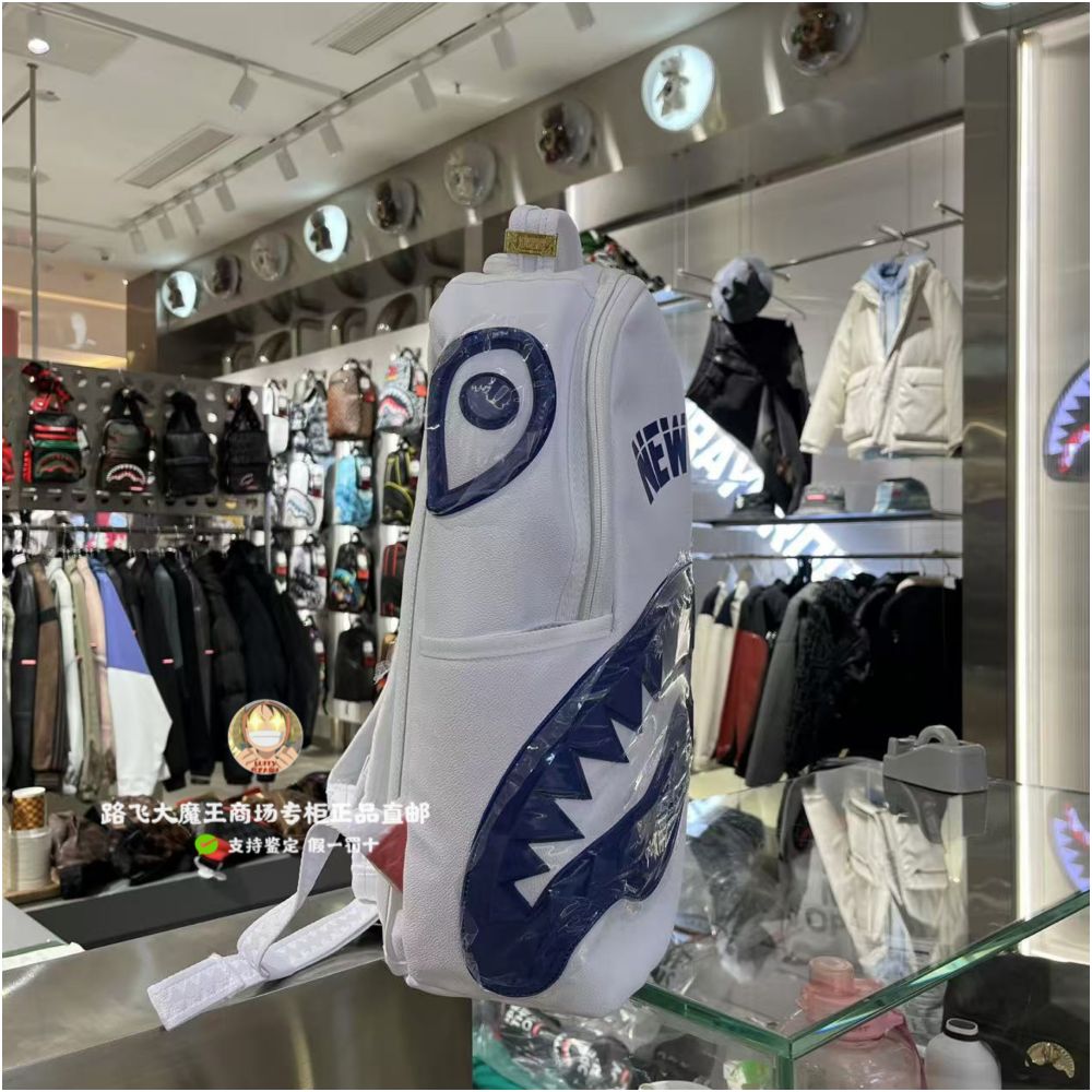 SprayGround counter genuine 5 new W0570 backpack trendy brand backpack transparent backpack for men and women image 2