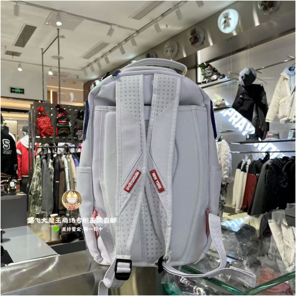 SprayGround counter genuine 5 new W0570 backpack trendy brand backpack transparent backpack for men and women image 3