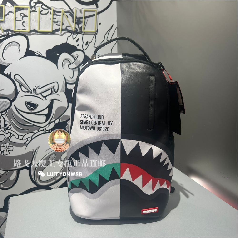 SprayGround counter genuine 5 new W0570 backpack trendy brand backpack transparent backpack for men and women