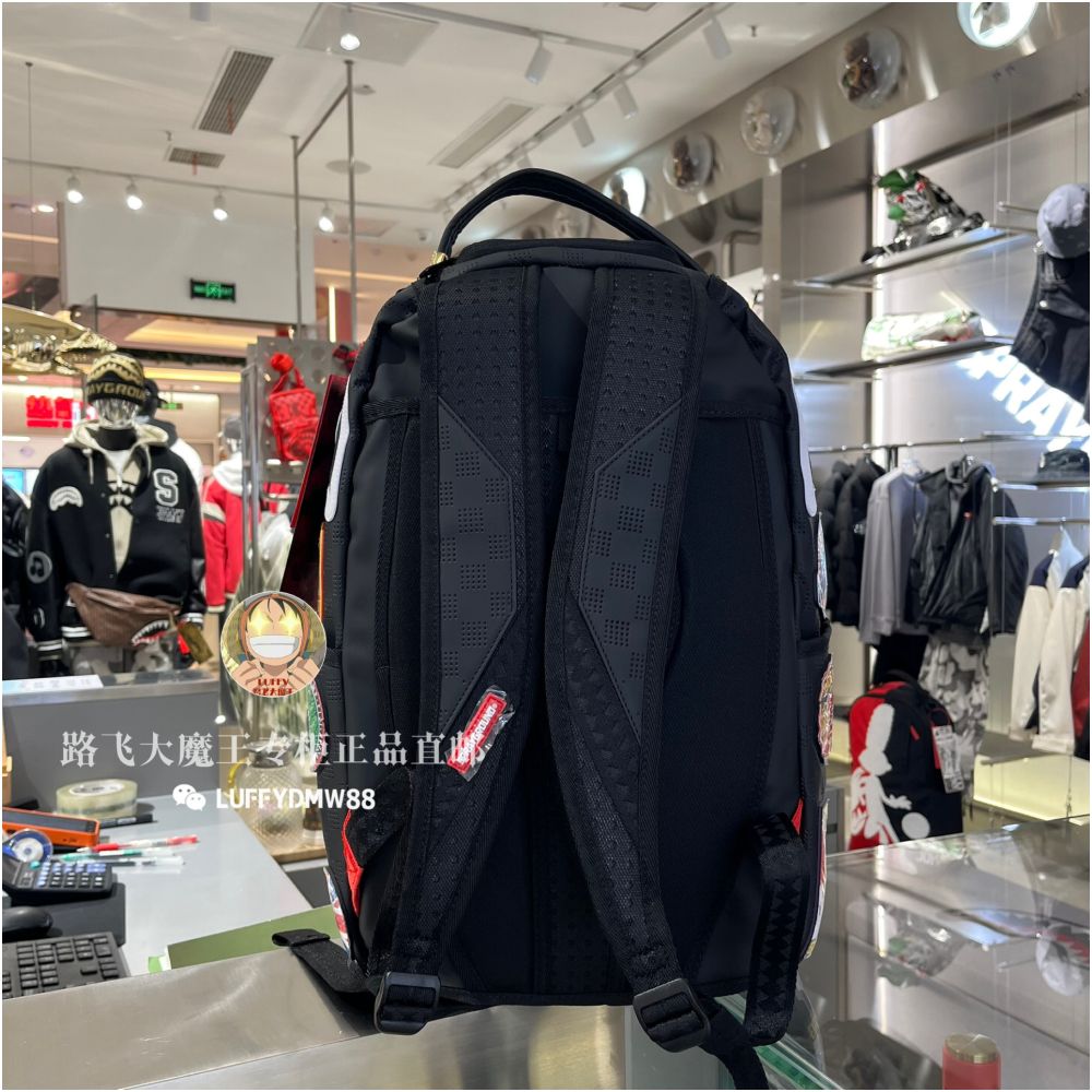 SprayGround counter genuine shark mouth W1115706 male and female trendy large capacity student backpack computer image 3