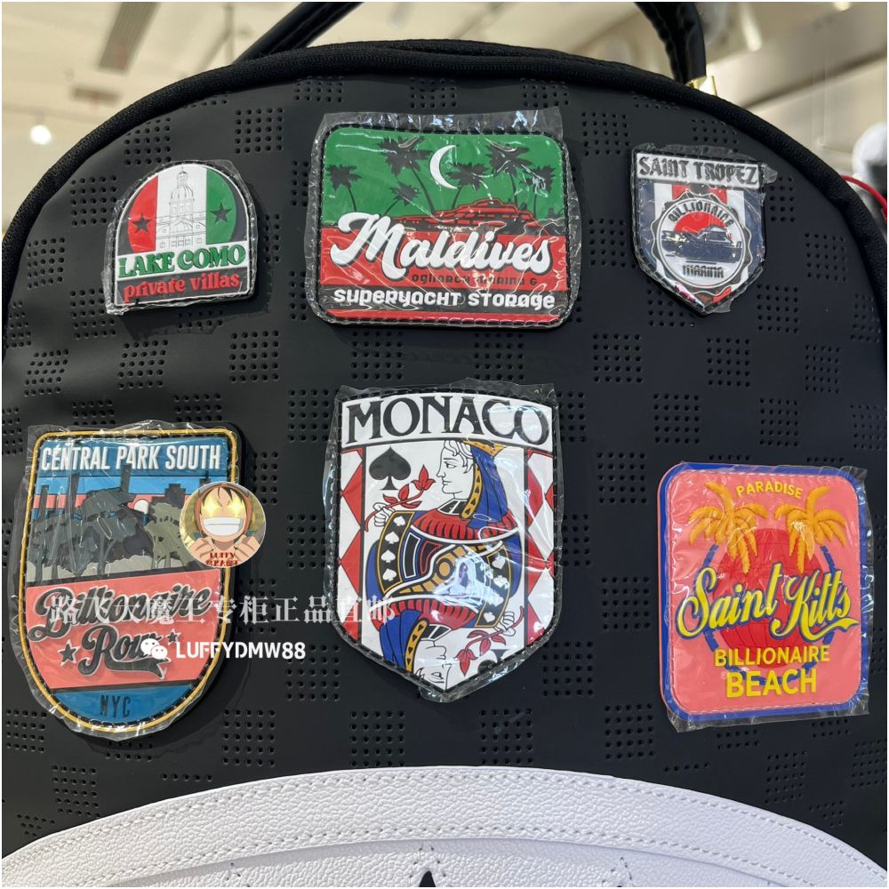 SprayGround counter genuine shark mouth W1115706 male and female trendy large capacity student backpack computer image 4