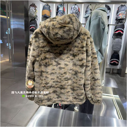 SprayGround Shark Mouth Counter Authentic 25 New W1131107 Men s and Women s Fashion Trendy Hoodie Coat image 2