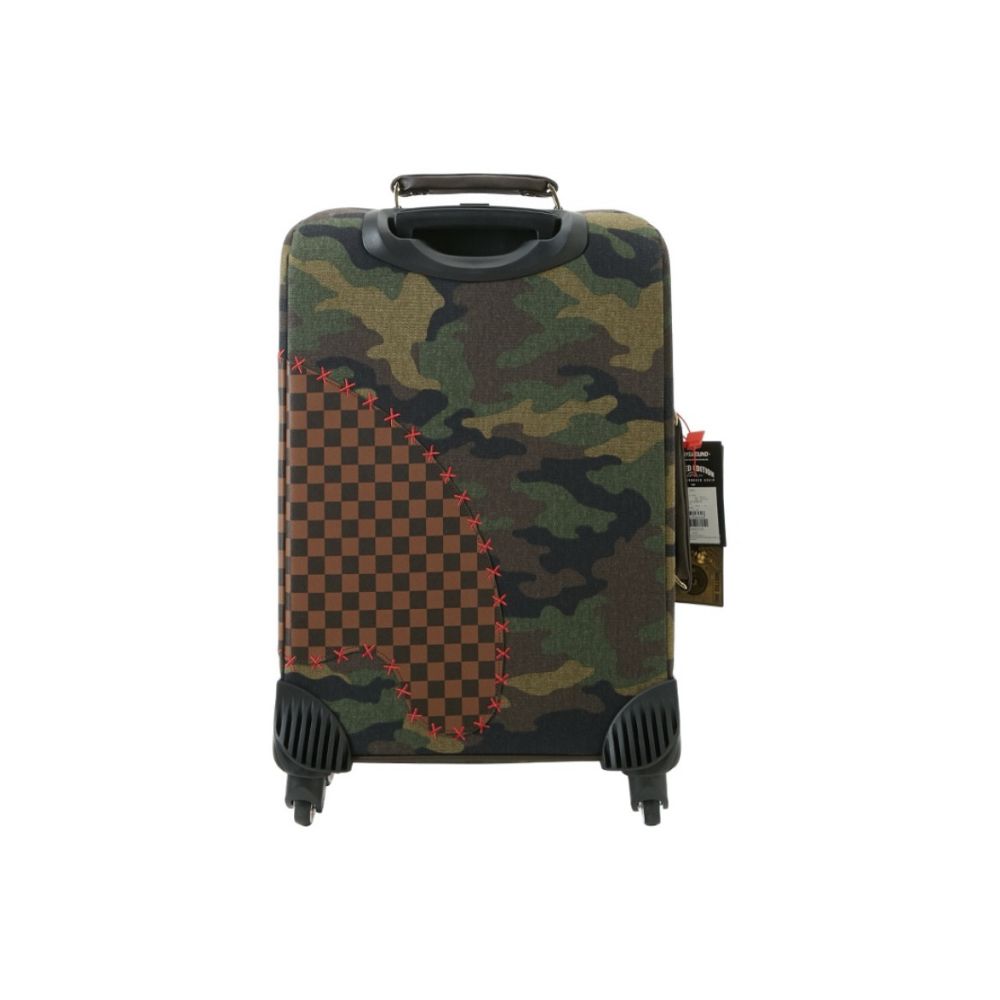 SprayGround counter genuine 20 inch luggage rack with trendy brand swivel wheels W0914801
