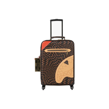 SprayGround counter genuine 20 inch luggage rack with trendy brand swivel wheels W0914801