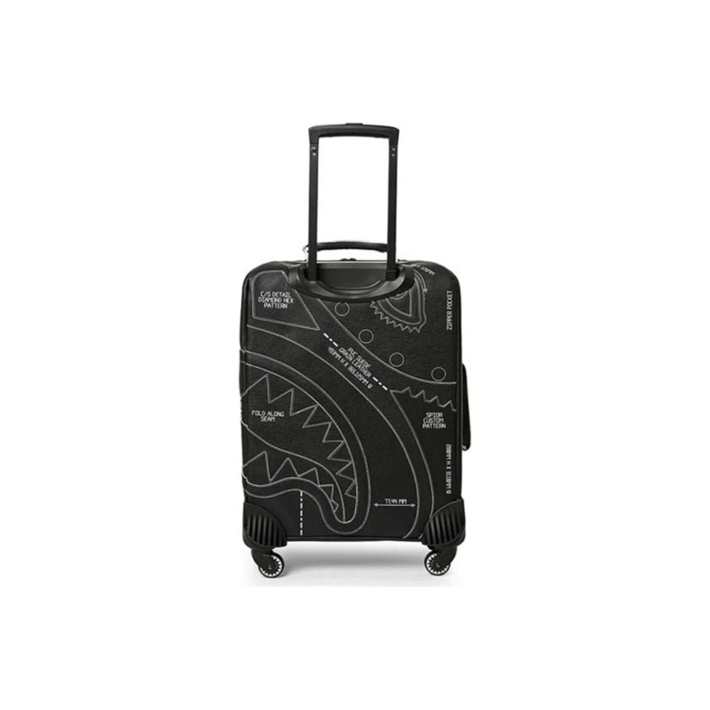 SprayGround counter genuine 20 inch luggage rack with trendy brand swivel wheels W0914801
