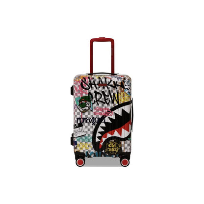 SprayGround counter genuine 20 inch luggage rack with trendy brand swivel wheels W0914801