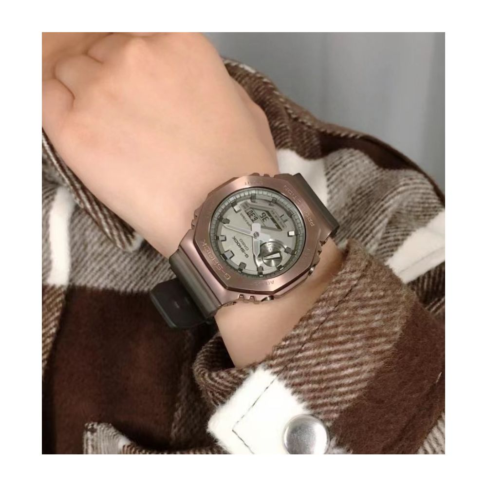 Casio G SHOCK Octagonal Farmhouse Oak Metal GM 2100 1A GM 2100B 3A 4A GBM