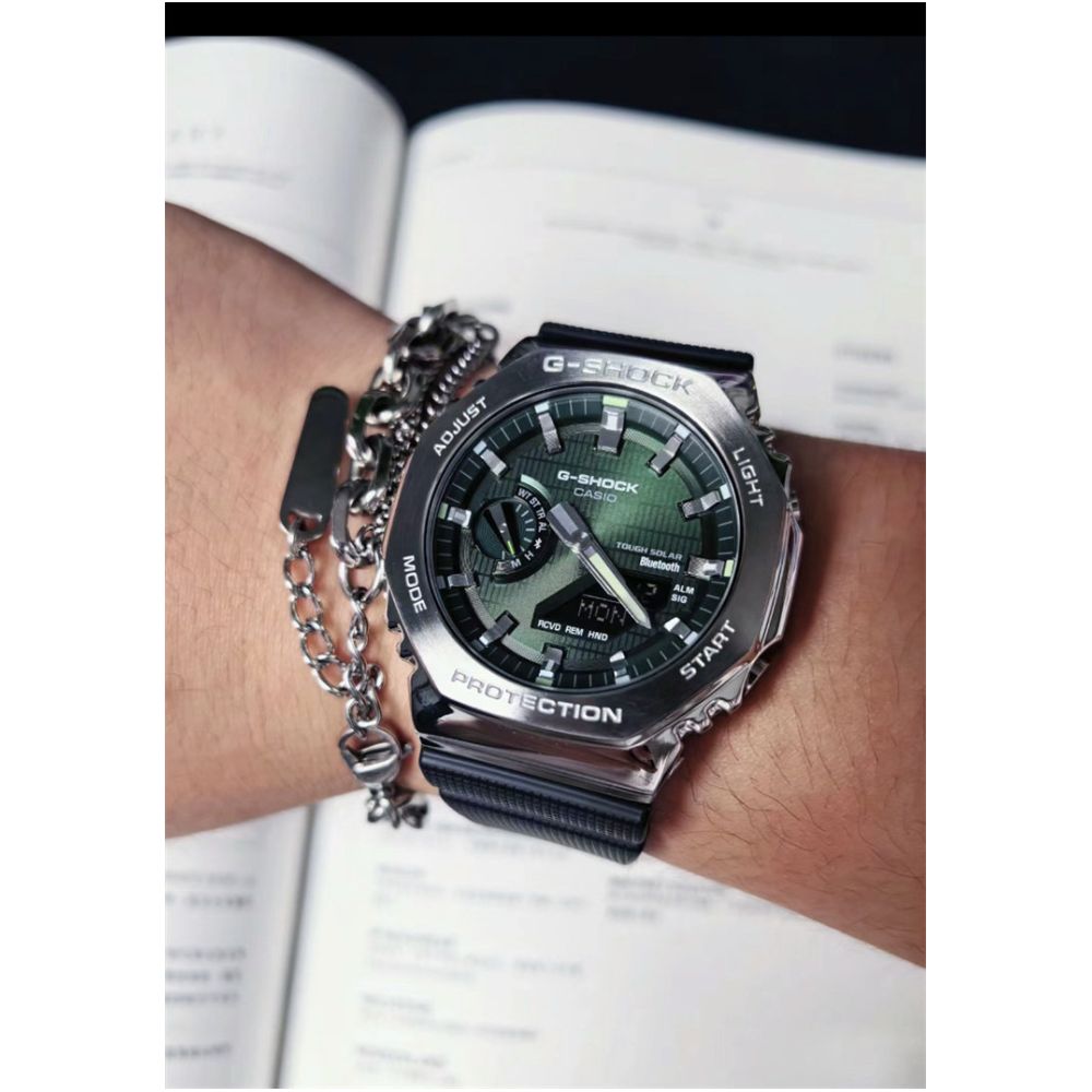 Casio G SHOCK Octagonal Farmhouse Oak Metal GM 2100 1A GM 2100B 3A 4A GBM