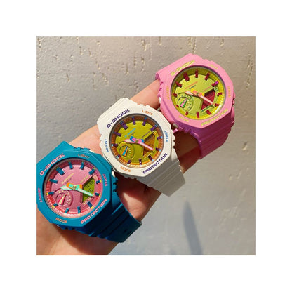 Casio G SHOCK Farmhouse Oak Colorful Rainbow Neutral Waterproof Watch GMA S2100BS 7A 3A 4 image 2