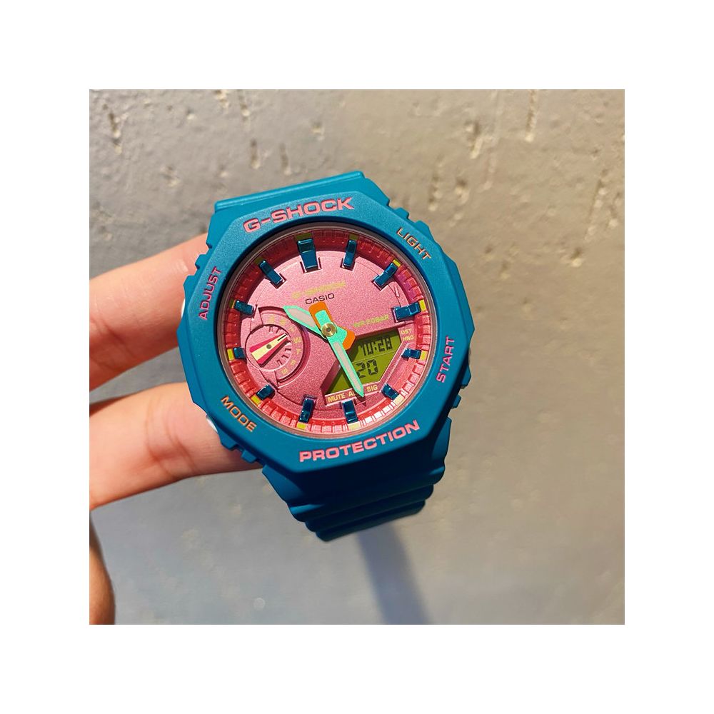 Casio G SHOCK Farmhouse Oak Colorful Rainbow Neutral Waterproof Watch GMA S2100BS 7A 3A 4 image 3