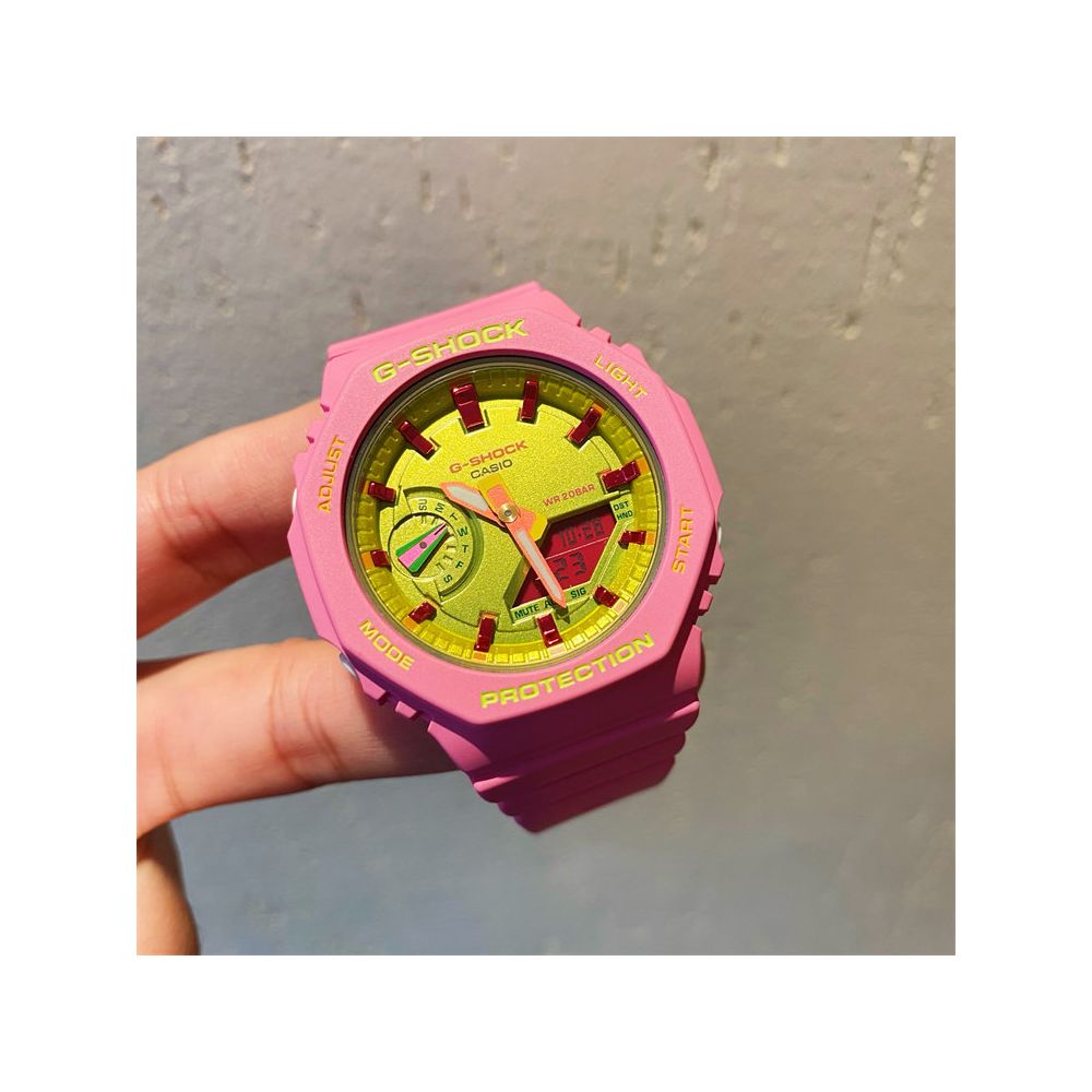 Casio G SHOCK Farmhouse Oak Colorful Rainbow Neutral Waterproof Watch GMA S2100BS 7A 3A 4 image 4