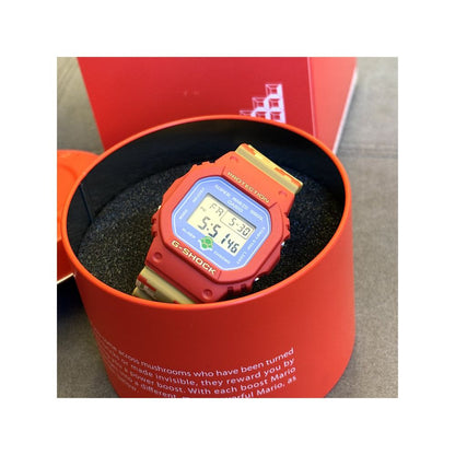 CASIO Casio G SHOCK Small Square Mario Co branded Limited Edition Waterproof Watch DW 5600SMB 4
