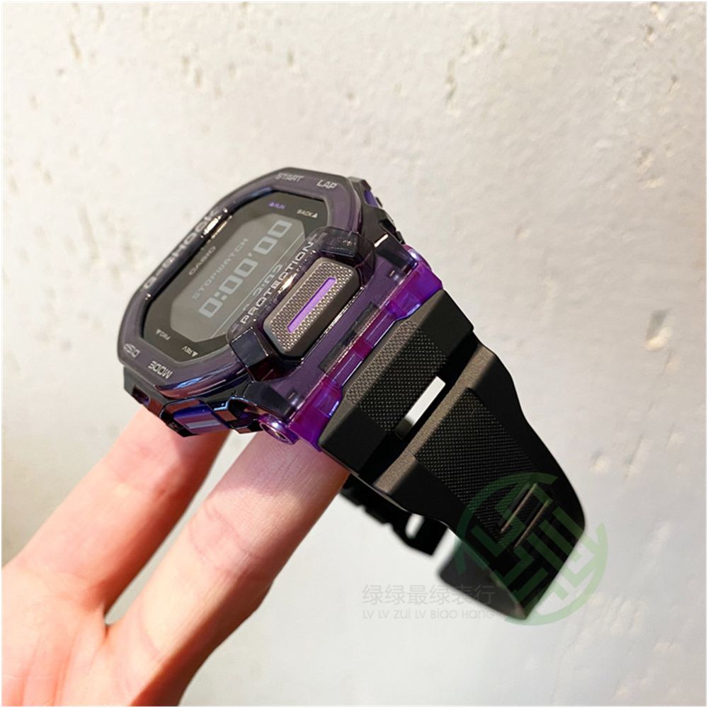 Casio G SHOCK Transparent GBD 200SM 1A6 1A5 1 2 9 Step Counting Sports Electronic Bluetooth Watch image 4