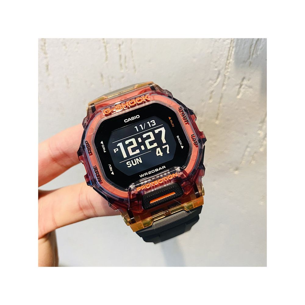 Casio G SHOCK Transparent GBD 200SM 1A6 1A5 1 2 9 Step Counting Sports Electronic Bluetooth Watch