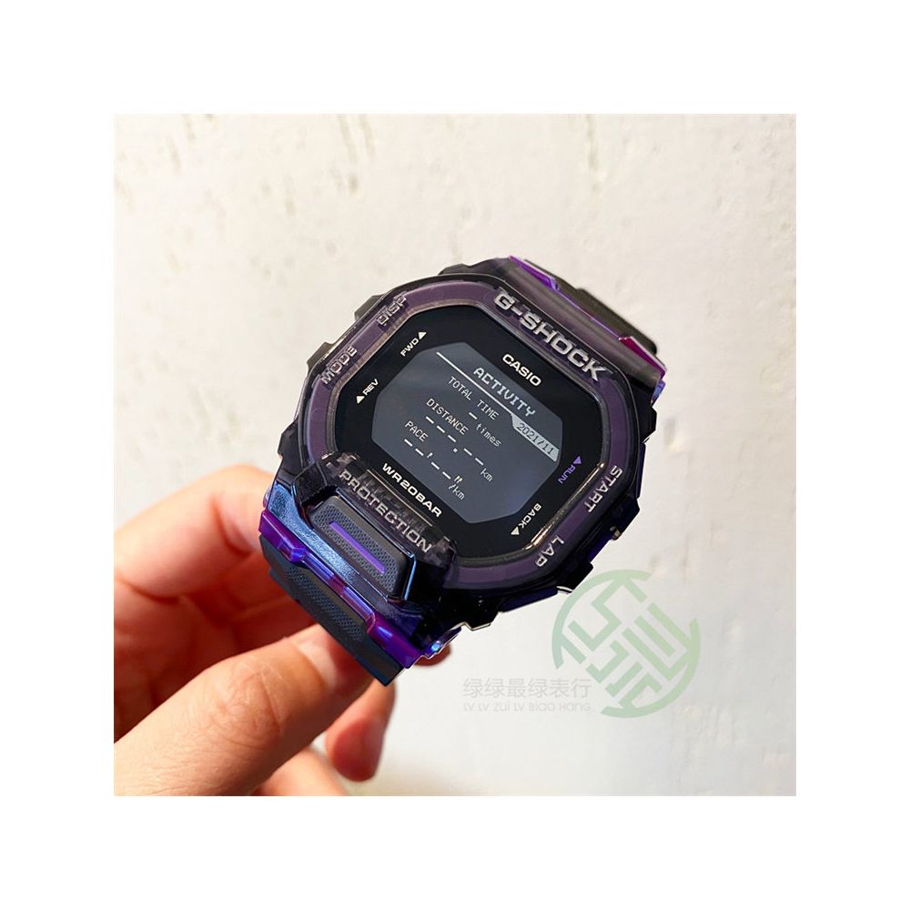 Casio GSHOCK Bluetooth Smart Notification Step Counting Waterproof Sports Watch GBD 200 1 2 9 SM 1A5