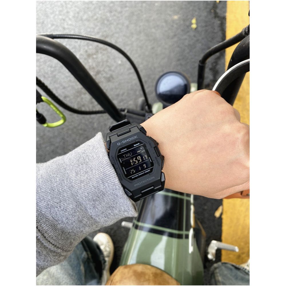 Casio GSHOCK Bluetooth Smart Notification Step Counting Waterproof Sports Watch GBD 200 1 2 9 SM 1A5