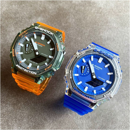 Casio Hidden Coast GA 2100HC 2A 4A GA 2000HC Farmhouse Oak Transparent Men s and Women s Watch image 1